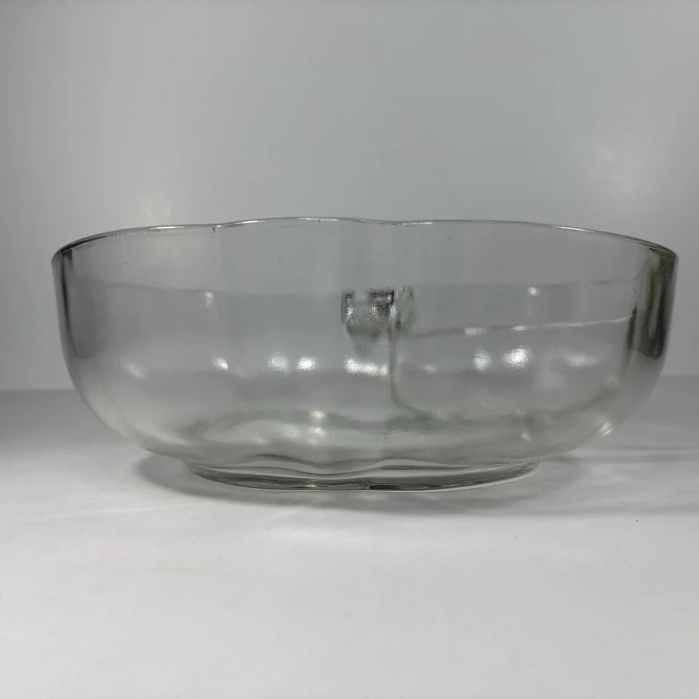 Clear Hazel Atlas Apple Serving Dish - Divided